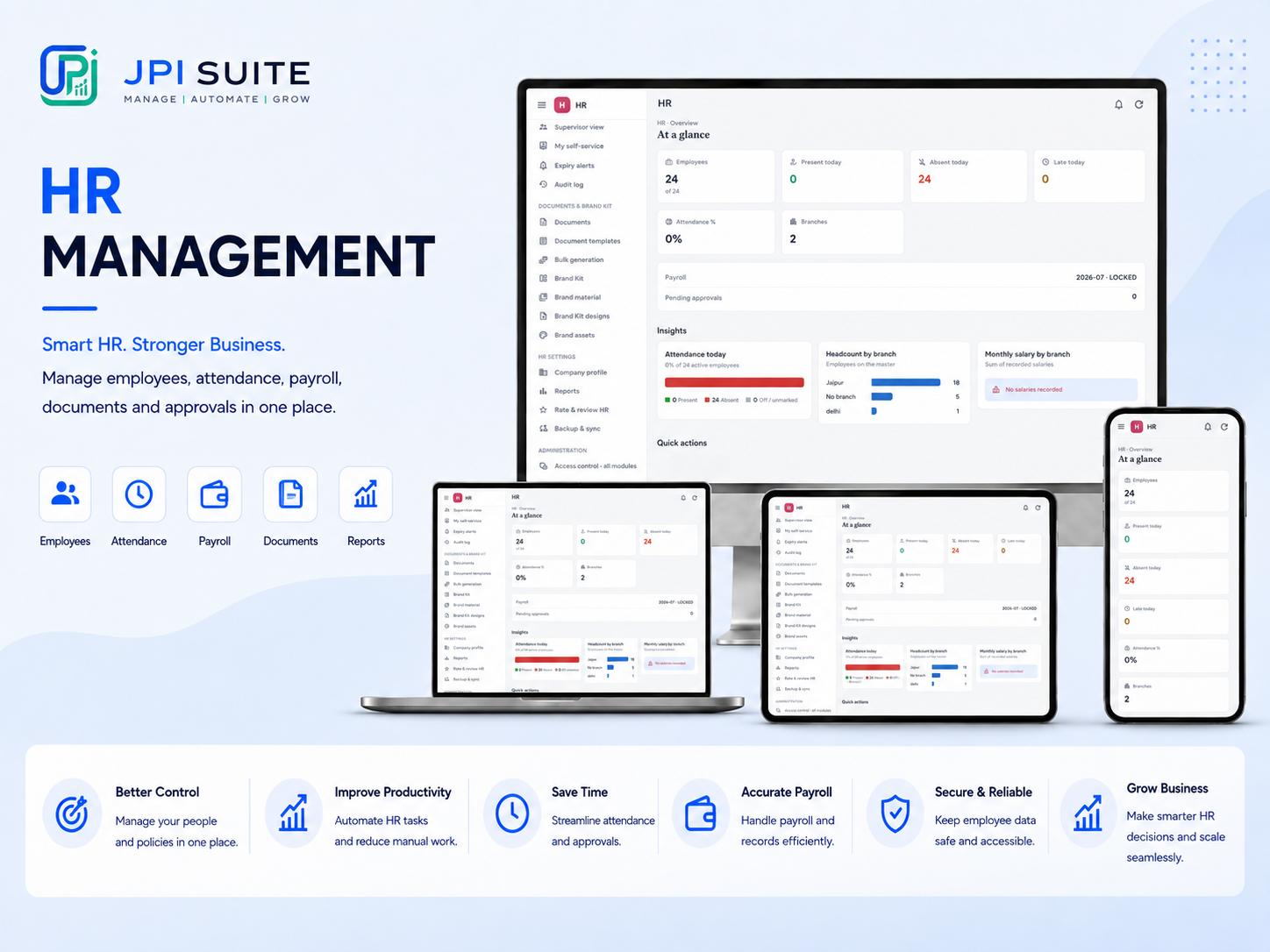 JPI Suite HR management
