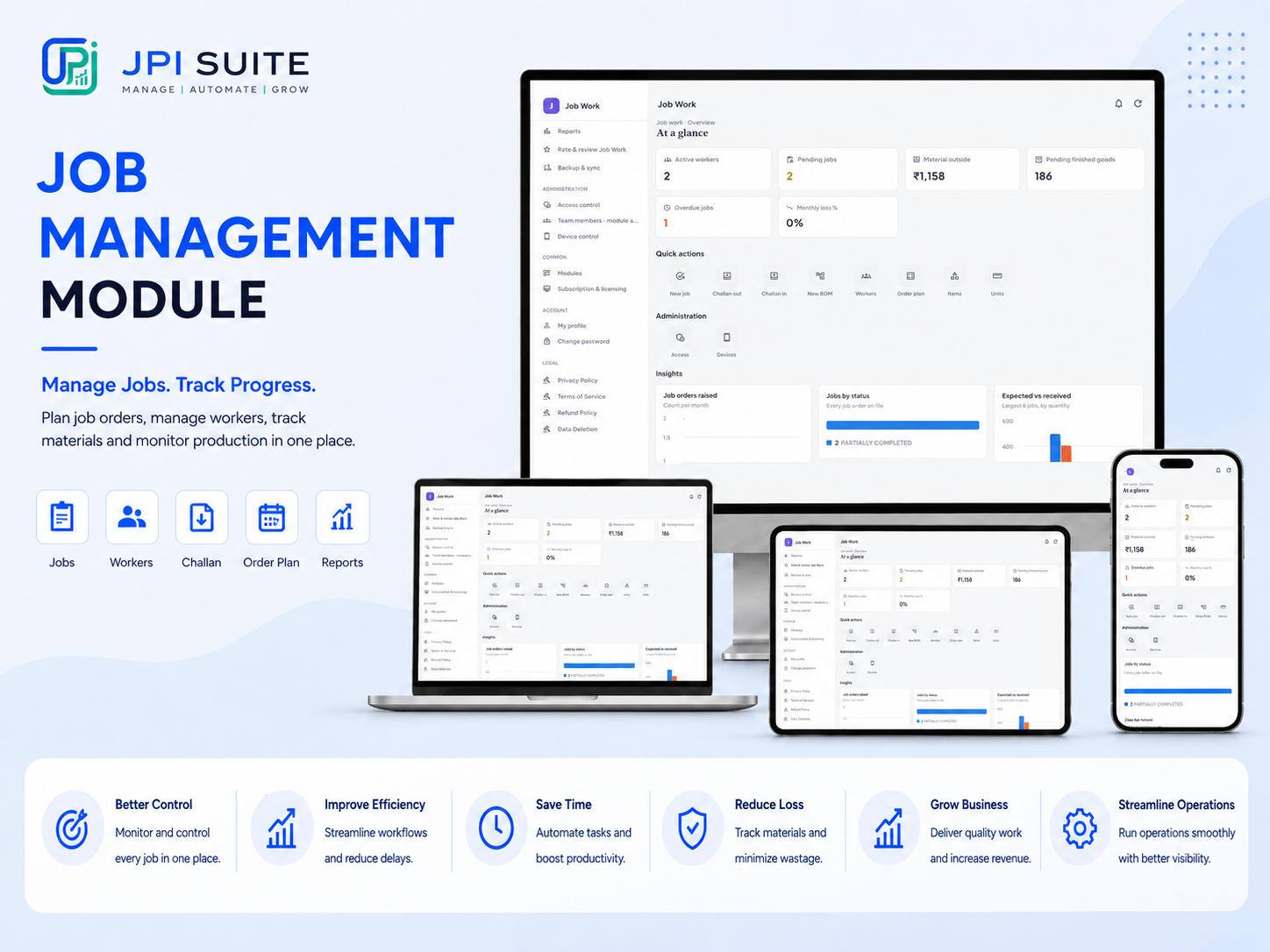 JPI Suite job work management